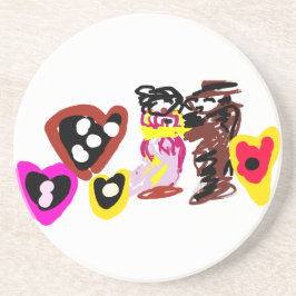 Sweet Valentine day dolls Underlägg