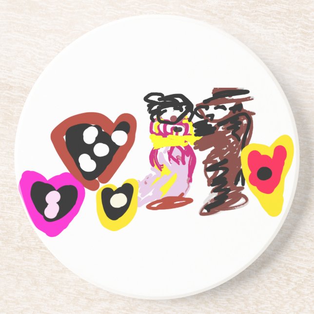 Sweet Valentine day dolls Underlägg (Framsidan)