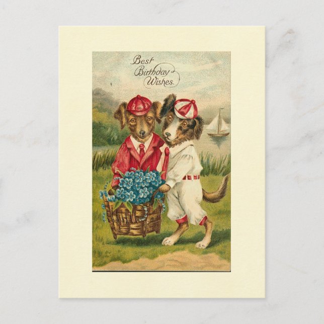 Sweet Valps Best Birthday Önskemål Vykort (Framsida)