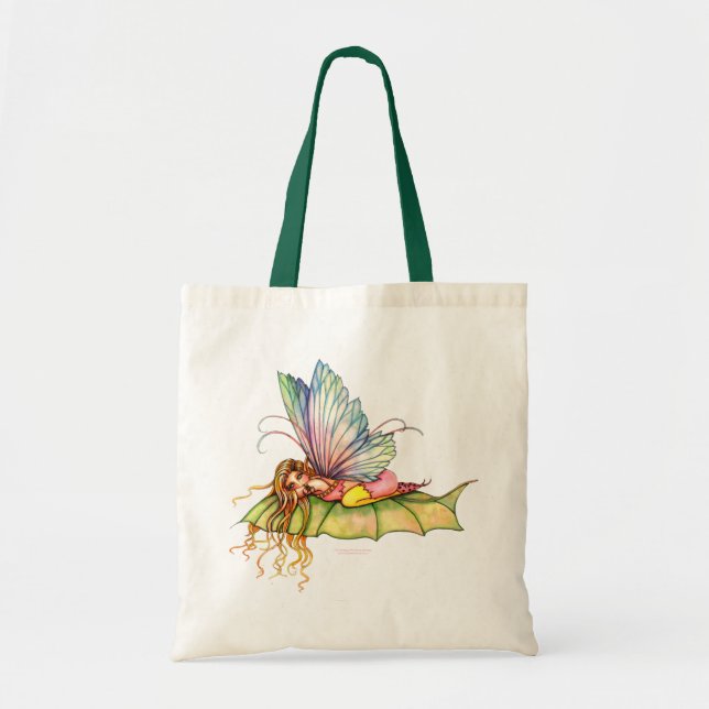 Sweet Vår Fairy Tote Bag, Fe Art Tygkasse (Framsidan)