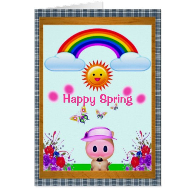 Sweet Vår Hälsningskort (Framsidan)