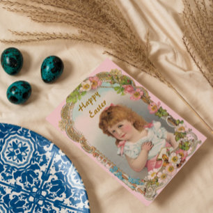 Sweet Vintage Girl Helgkort