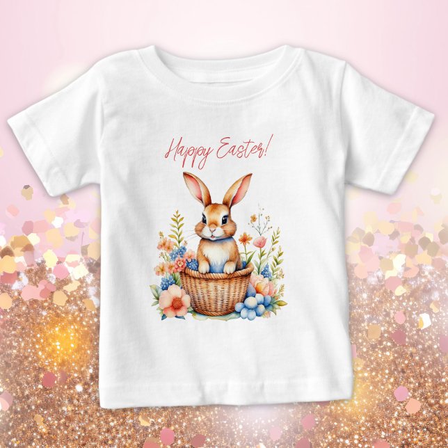 Sweet Vintage Glad påsk Bunny Rabbit T Shirt (Skapare uppladdad)