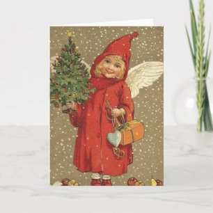 Sweet Vintage jul Angel Helgkort