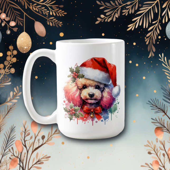 Sweet Watercolor Pudel Personlig Kaffemugg (Skapare uppladdad)