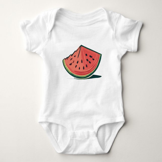 Sweet Watermelon Segce Baby T Shirt (Framsida)