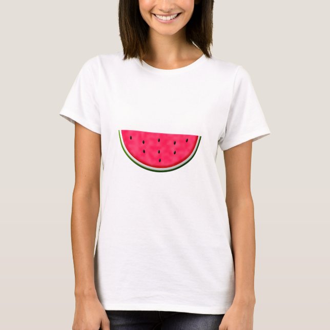 Sweet Watermelon Segce Teckning T Shirt (Framsida)