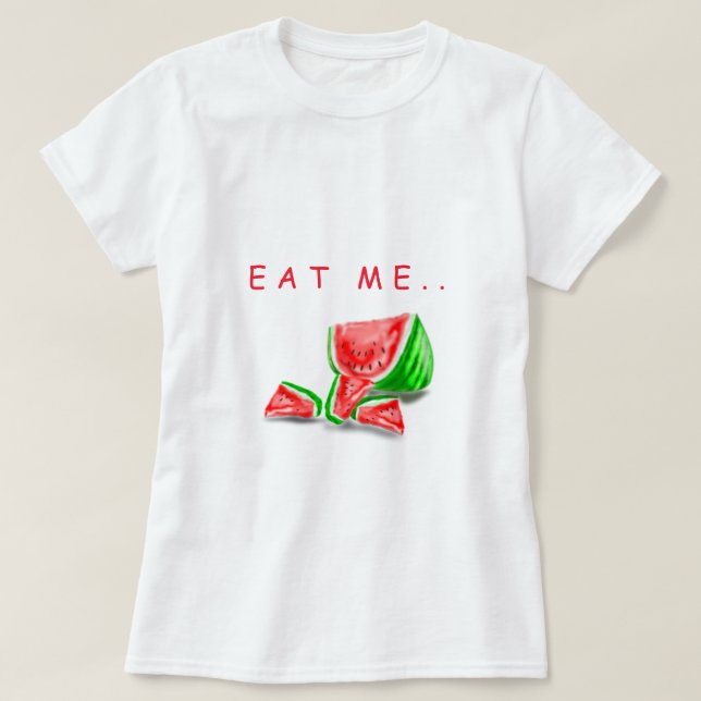 Sweet Watermelon T-Shirt Funny - Anpassningsbar Te (Design framsida)