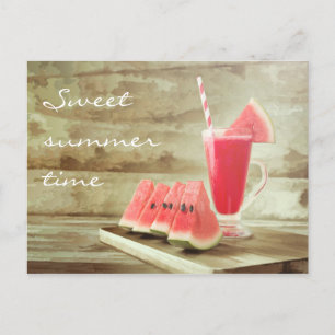 Sweet Watermelon Time - sommarvykort Vykort