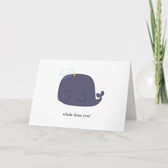 Sweet Whale klart Studenten Kort (Framsida)