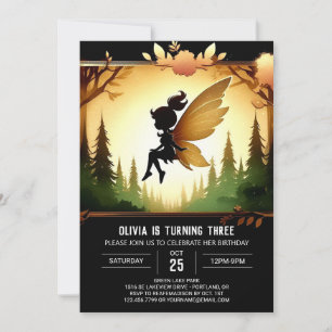 Sweet Whimsical Fairy Birthday Inbjudningar