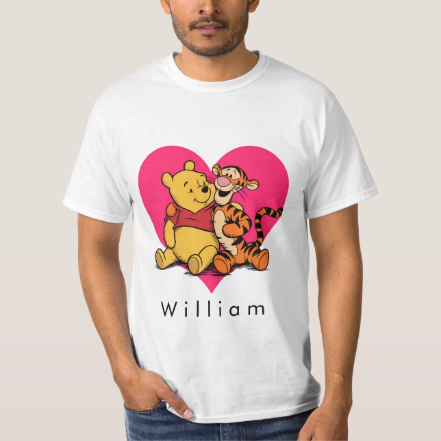 Sweet Winnie the Pooh & Tigger T Shirt (Framsida)