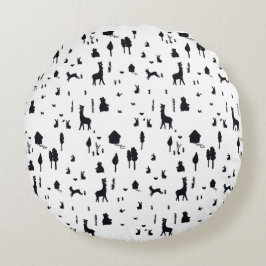 Sweet winter rund kudde