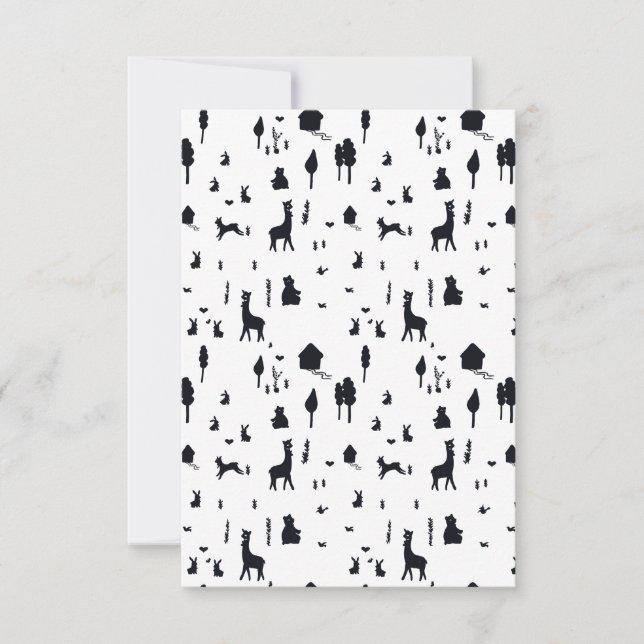 Sweet winter tarjeta invitación inbjudningar (Framsida)