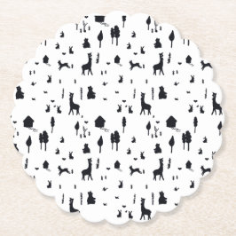 Sweet winter underlägg papper