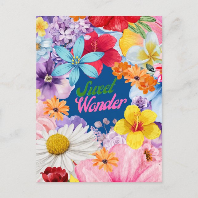 Sweet Wonder Vykort (Framsida)