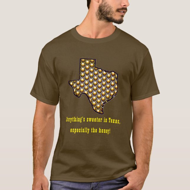Sweeter in Texas Honeycomb T-shirt (Framsida)