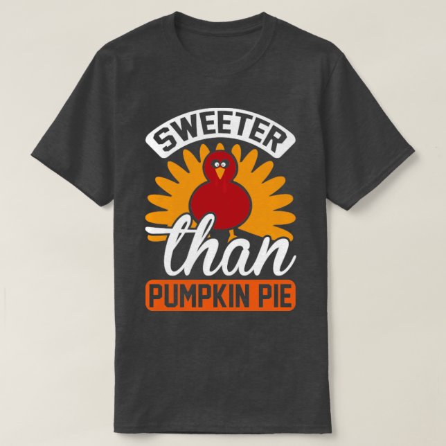 Sweeter Tack Pumpkin Paj T Shirt (Design framsida)