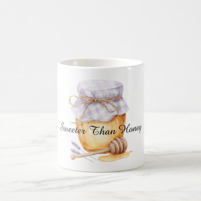 Sweeter Than Honey Lavender Jar Kaffemugg (Center)