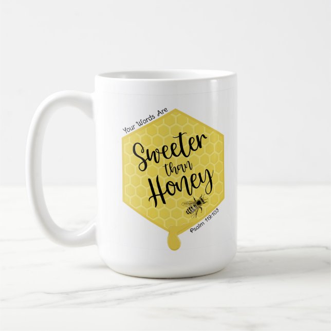 Sweeter Than Honung Kaffemugg (Vänster)