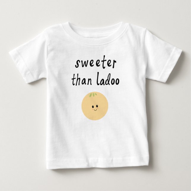 Sweeter than Ladoo Baby Shirt T (Framsida)