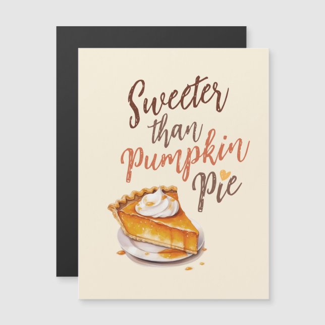 Sweeter Than Pumpkin Paj - Fall Pumpkin Spice Paj (Fram/baksida)