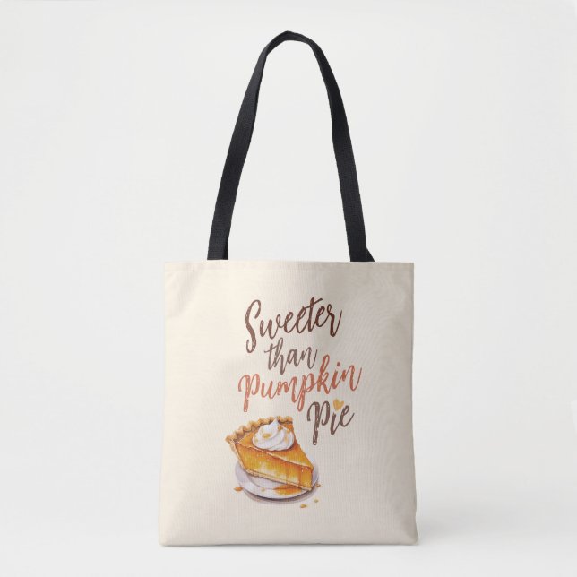 Sweeter Than Pumpkin Paj - Fall Pumpkin Spice Paj Tygkasse (Framsida)