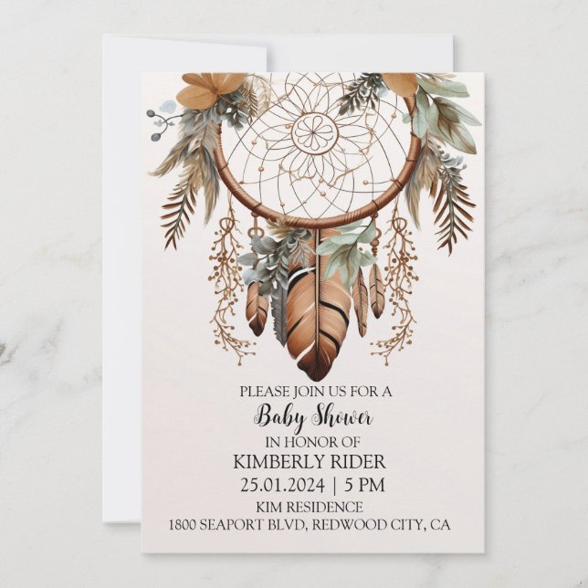 Sweetest Dreams Inbjudningar (Framsida)