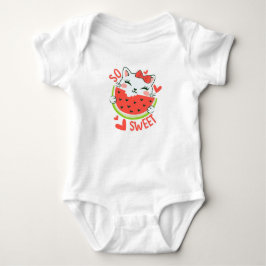 Sweetest Summer Fruit Cartoon Baby T-Shirt