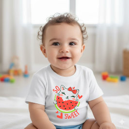 Sweetest Summer Fruit Cartoon Baby T-Shirt