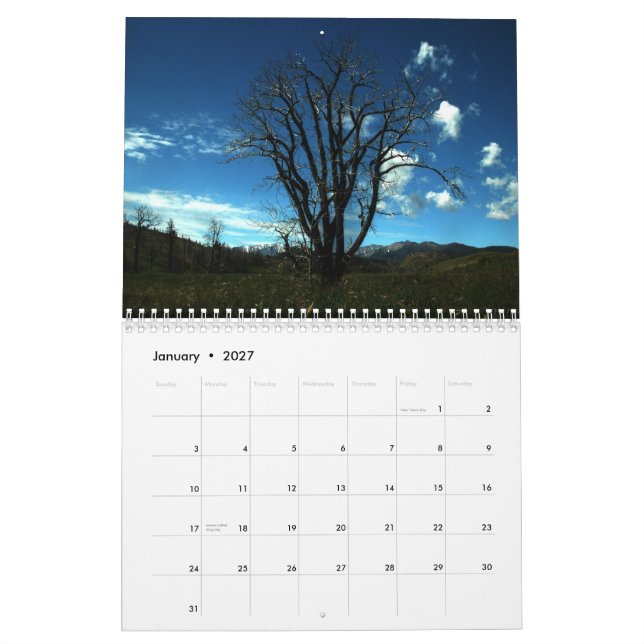 Sweetgrass ranch 2012 kalender (Jan 2027)
