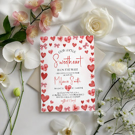 Sweetheart Baby Shower Invitation Inbjudningar