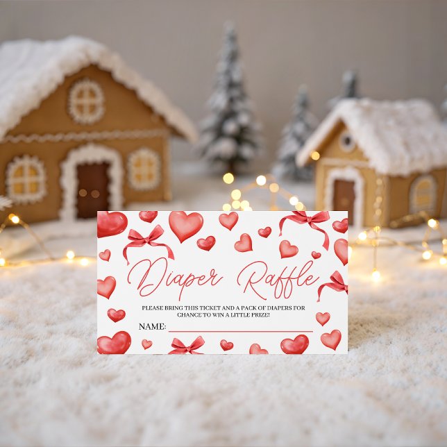 Sweetheart Diaper Raffle Ticket Tilläggskort (Skapare uppladdad)