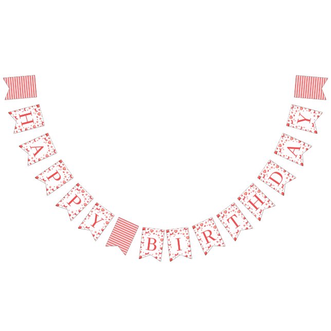 Sweetheart Heart Birthday Banner Printable Vimplar (Alla)