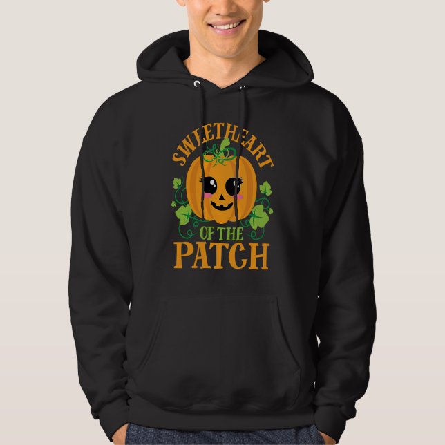 Sweetheart Pumpkin of the Patch Kids Girls Toddler Hoodie (Framsida)