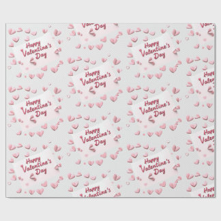 Sweetheart Scatter: Coral and Pastel Pink Hearts Presentpapper