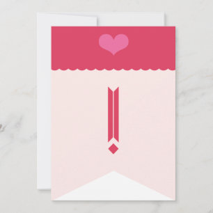 Sweethearts Rosa Födelsedagsfest DIY Bunting Banne
