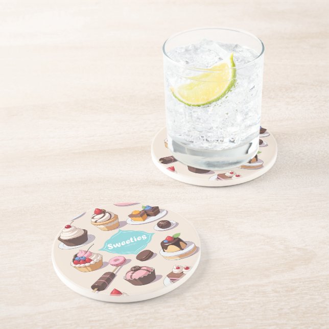 Sweeties Sandstens Coaster Underlägg (Sidan)