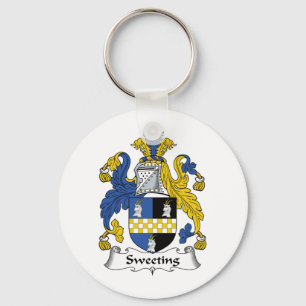 Sweeting familjvapensköld nyckelring