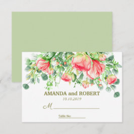 Sweetly Romantic | BLOMMIGT BRÖLLOP BORD STÄLLE Inbjudningar