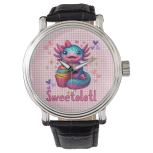 Sweetolotl Vibes Axolotl Cuteness Älskare Armbandsur