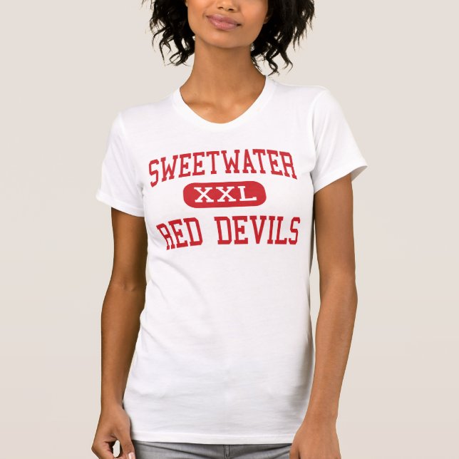 Sweetwater - röd djävular - kick - medborgarestad tröja (Framsida)