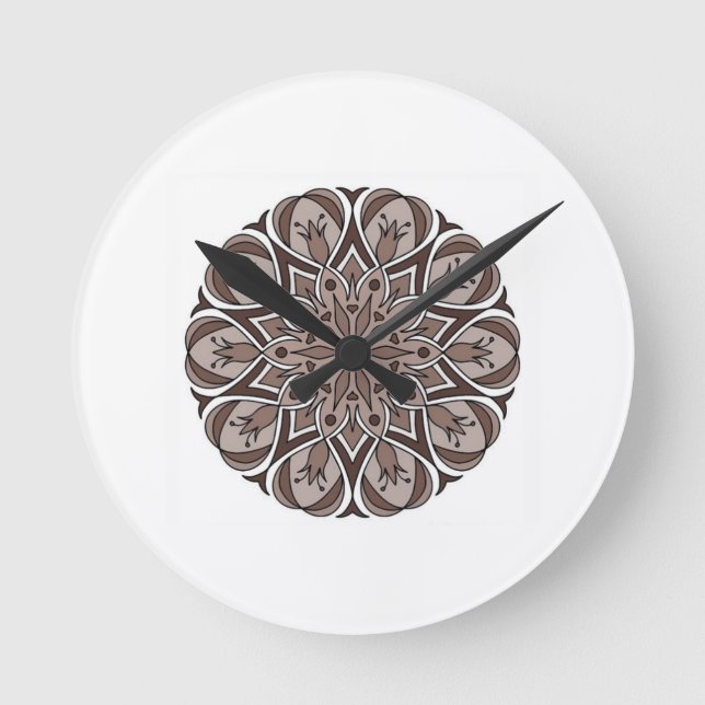 SWERVE acrylic wall clock  Rund Klocka (Framsida)