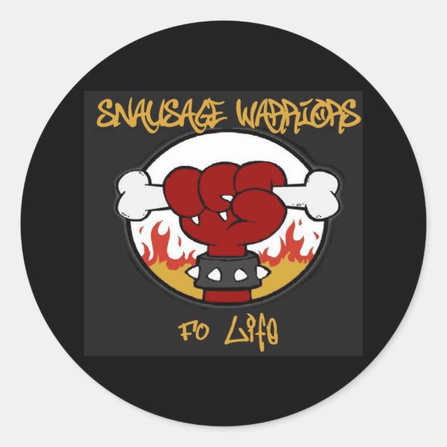 SWFL Sticker Runt Klistermärke (Framsida)