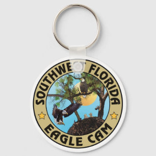SWFLEagleCam logotyp Keychain (olika alternativ) Nyckelring