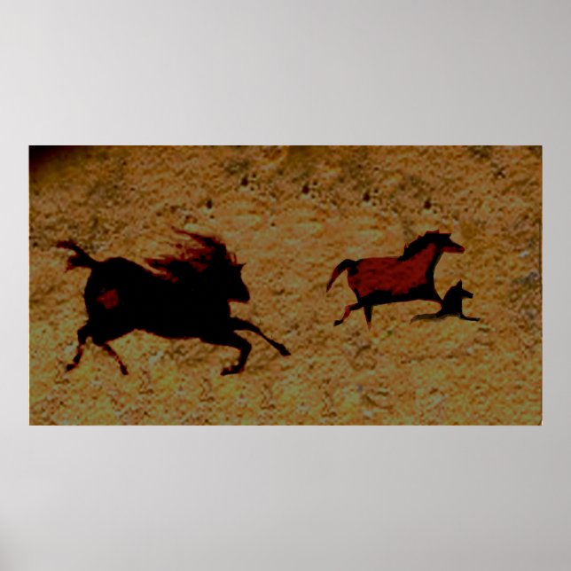 Swift Horse of Lascaux Poster (Framsidan)