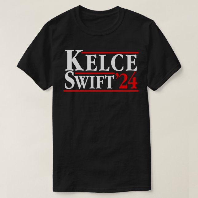 Swift Kelce 2024 TShirt T Shirt (Design framsida)