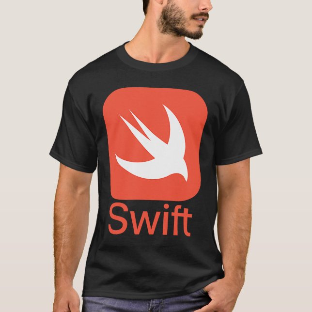 Swift Programmer Computer Developerors Language T Shirt (Framsida)