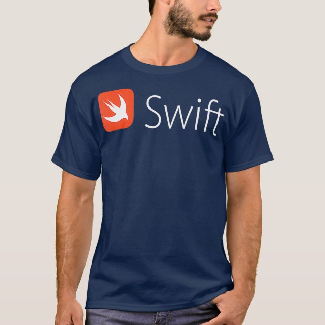 Swift Programmer Computer Developerors Language T Shirt (Framsida)