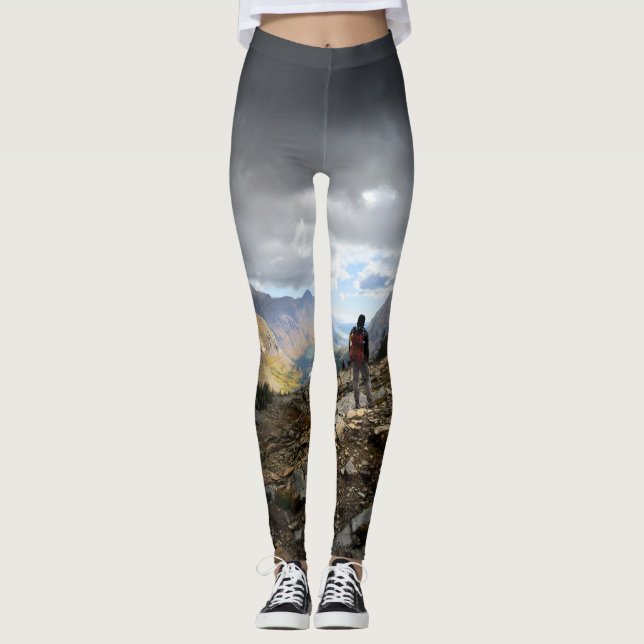 Swiftcurrent Pass - Glacier National Park Leggings (Framsida)